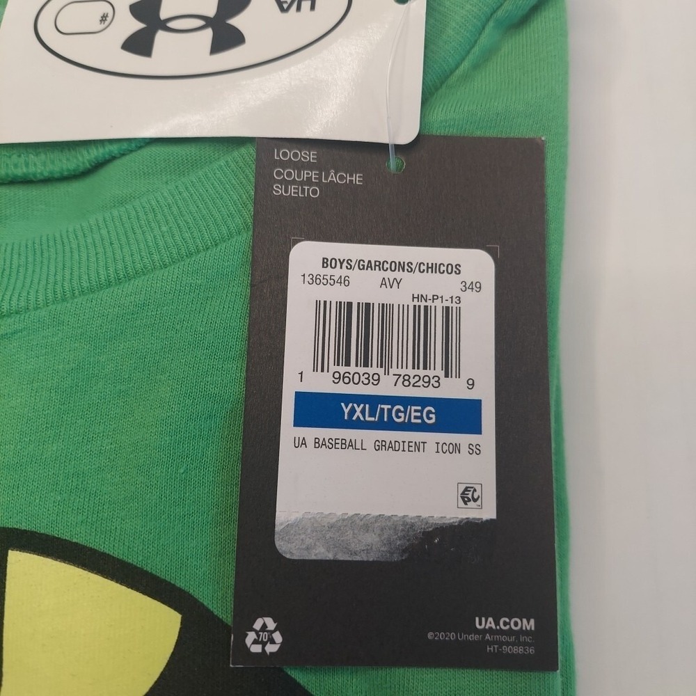Pack of 2 Under Armour Boys Size XL - Gradient Icons T-Shirt - Picture 5 of 5